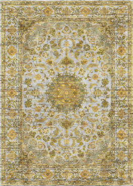 dal passato 7236-Isfahan II - handgefertigter Teppich,  tibetisch (Indien), 100 Knoten Qualität